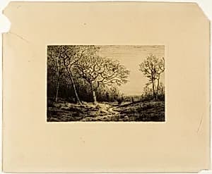 Edge of a Wood by Charles Émile Jacque
