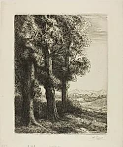 Edge of a Wood by Alphonse Legros