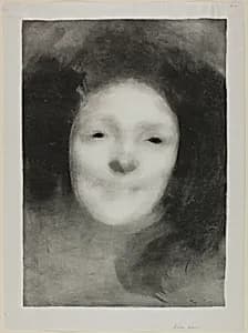 Elise Smiling by Eugène Carrière