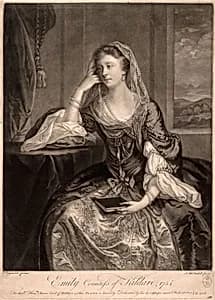 Emily, Countess of Kildare by James McArdell
