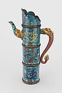 Enamel Ewer (duomuhu) by Unknown