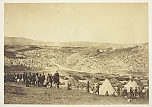 Encampment of Horse Artillery by Roger Fenton