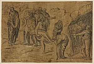 Entombment of Christ by Polidoro da Caravaggio