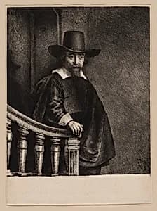 Ephraim Bonus, Jewish Physician by Rembrandt van Rijn