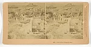 Excavation Pompeii, Italy by Benjamin West Kilburn