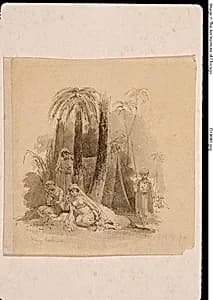 Exotic Women under Palms by Henry Corbould