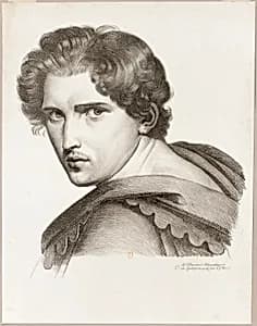 Expressive Head by comte de Charles Philibert Lasteyrie du Saillant