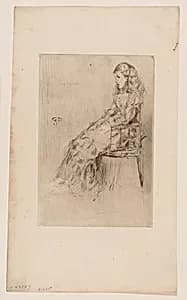 Fanny Leyland by James McNeill Whistler