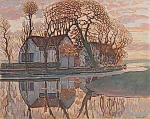 Farm near Duivendrecht by Piet Mondrian