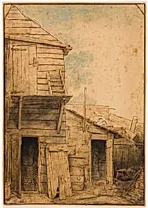 Farmyard by Adriaen van Ostade