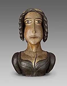 Female Bust by Artist unknown