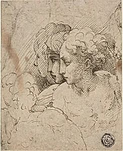 Female Heads by Parmigianino