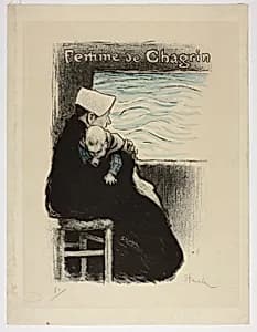 Femme de Chagrin by Théophile-Alexandre Pierre Steinlen