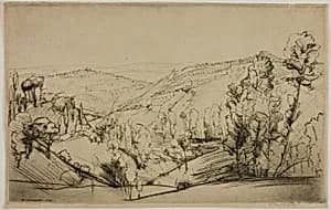 Fields of San Gimignano by Donald Shaw MacLaughlan