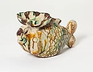 Fish-Shaped Oil Lamp by Unknown