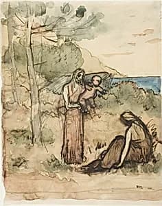 Fisherman's Family by Pierre Puvis de Chavannes
