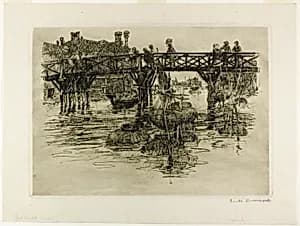 Fishing Quarter, Venice by Frank Duveneck