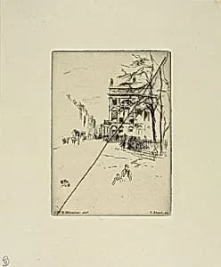 Fitzroy Square by James McNeill Whistler