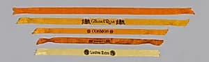 Five Cigar Ribbons by Unknown