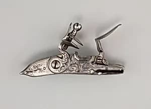 Flintlock of a Gun by Unknown