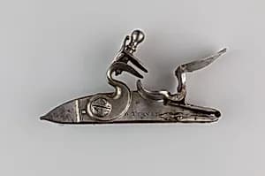 Flintlock of a Gun by Unknown