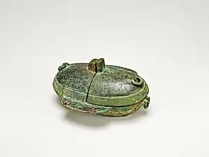 Folding Oil Lamp by Unknown