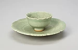 Foliate Cup and Stand by Unknown