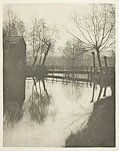 Footbridge Near Chingford by Peter Henry Emerson