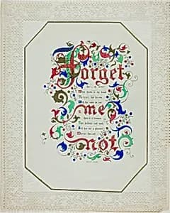 Forget Me Not (valentine) by Unknown