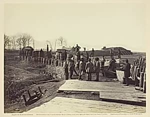 Fortifications at Manassas by Barnard and Gibson