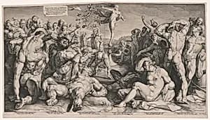 Fortune Distributing her Gifts by Jan Harmensz. Muller