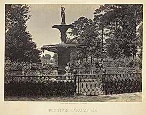 Fountain, Savannah, GA by George N. Barnard