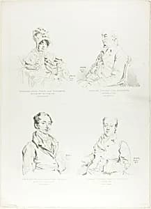 Four Family Portraits by Jean Auguste Dominique Ingres