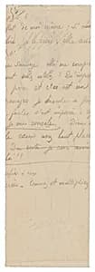 Fragment of Long Inscription by Paul Gauguin