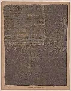 Fragment Supplemented with Drawing by Paul Schultze