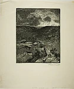 Franchard Valley by Louis Auguste Lepère