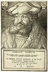 Frederick the Wise, Elector of Saxony by Albrecht Dürer