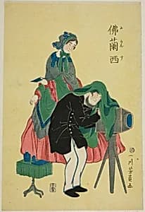 French photographer by Utagawa Yoshikazu
