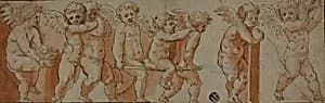 Frieze with Eight Putti by Polidoro da Caravaggio