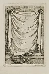 Frontispice from Nella Venuta by Franz Edmund Weirotter