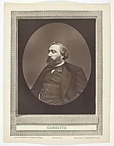 Gambetta by Etienne Carjat