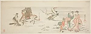 Gathering Herbs by Katsushika Hokusai