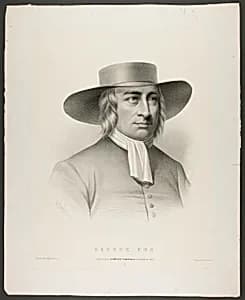 George Fox by Leopold Grozelier