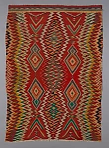 "Germantown Eye-Dazzler" Rug by Diné (Navajo)