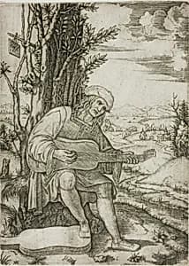 Giovanni Filoteo Achillini by Marcantonio Raimondi