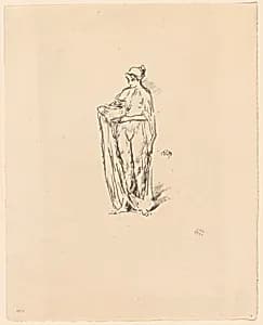 Girl with Bowl by James McNeill Whistler