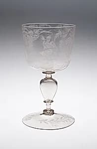 Goblet with Peasant Dancers and Musicians by Willem Mooleyser