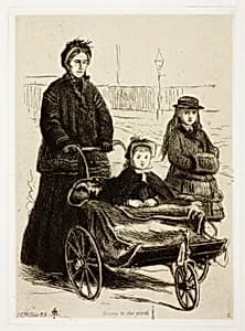 Going to the Park by Sir John Everett Millais