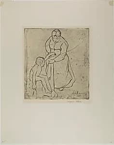 Grandmother and Child by Suzanne Valadon