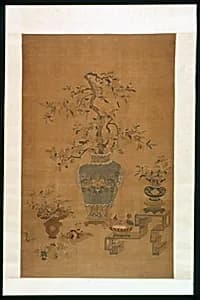Hanging Scroll (Furnishing Fabric) by Unknown